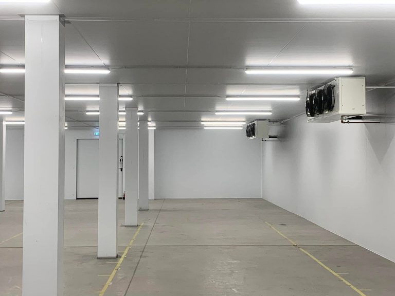 empty cold room (alt angle) yorkshire cooling