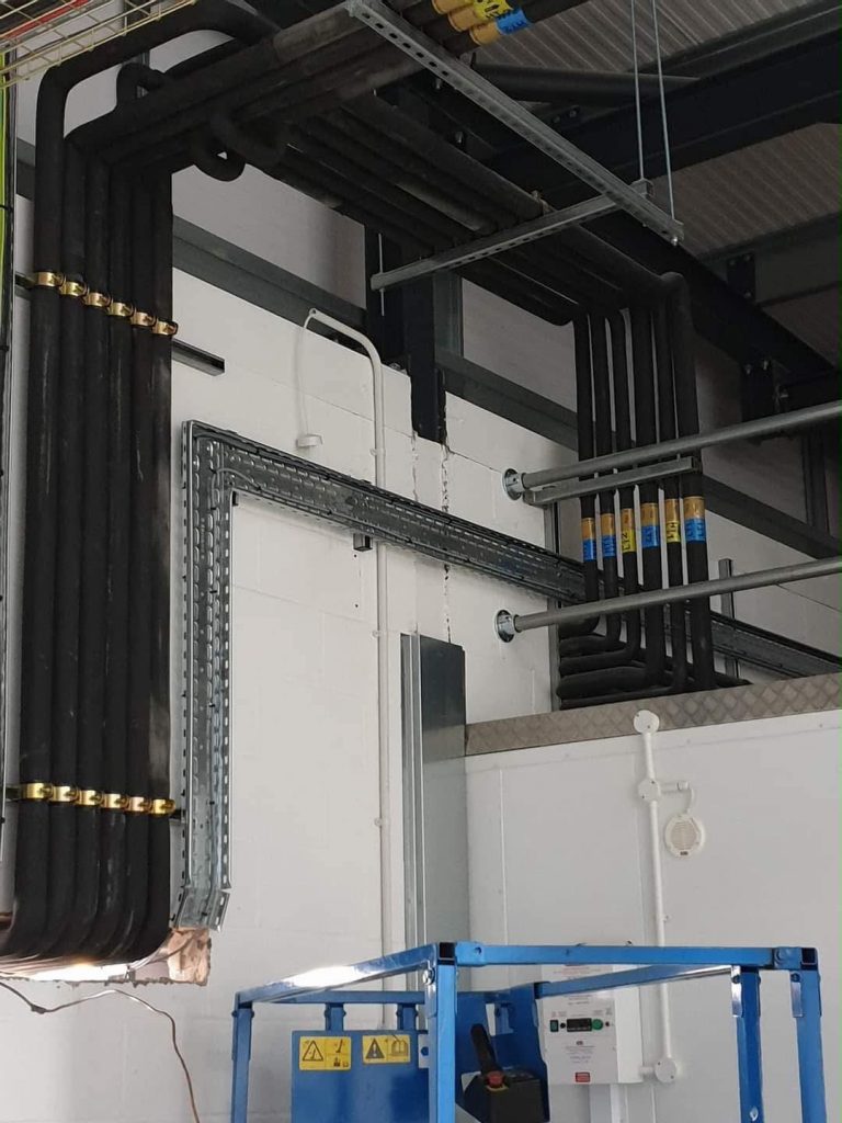 pipework ceiling run yorkshire cooling